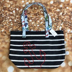 Vera Bradley Straw Beach Tote Bag in Anchors Aweigh New